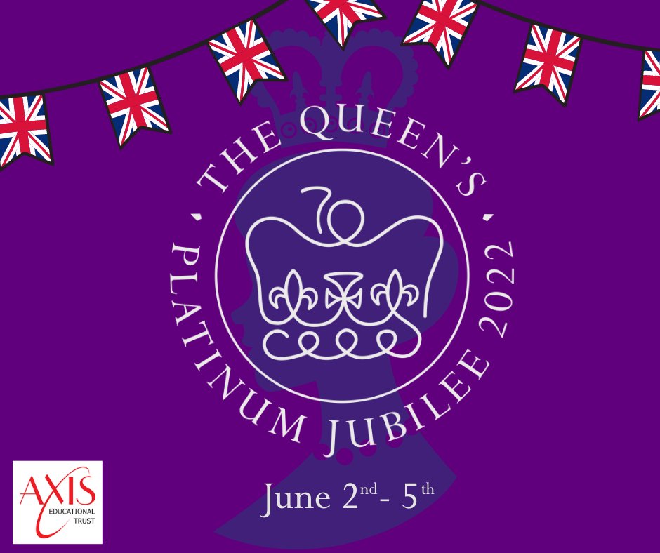 axisedutrust's tweet image. At Axis, we celebrate The Queen&apos;s Platinum Jubilee for 70 years of service to the United Kingdom.
#PlatinumJubilee #platinumjubilee2022 #HM70