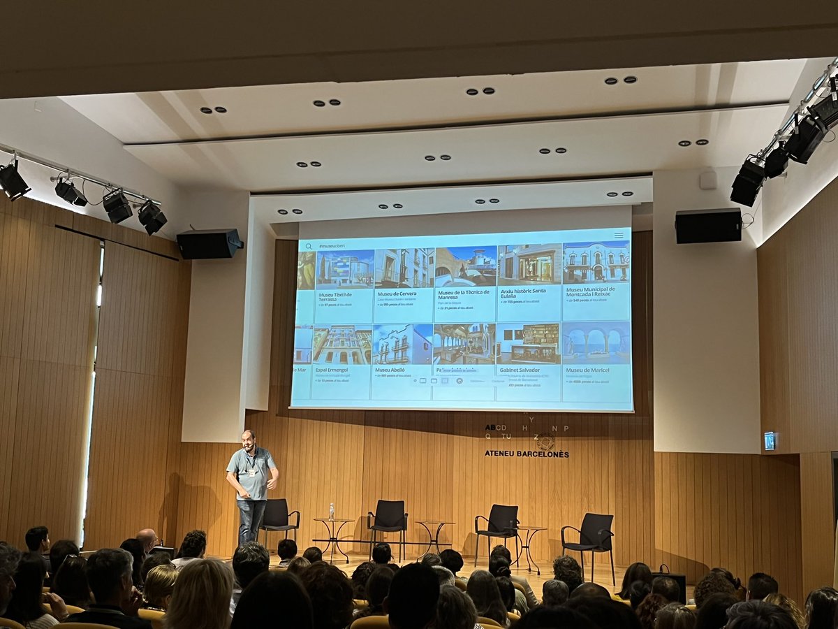 Anaisbarnolas's tweet photo. El projecte del web #museuobert és un museu dels museus. Amb el programa Coelysinc es poden sincronitzar les dades del museu amb el web https://t.co/vw7TdTLRbH La plataforma permet donar joc als museus i la ciutadania ho té + fàcil per conèixer les col•leccions #JornadaCoeli22 https://t.co/WkJpotXUXO