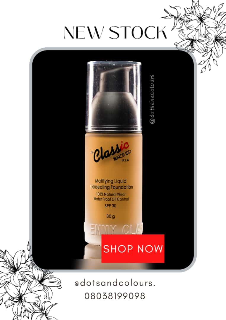 dotsandcolours's tweet photo. Classic Makeup USA Mattifying Foundation is a concealer plus foundation, giving you a good coverage.
It is enriched with sebum-regulating and astringent active ingredients.
It's Long lasting, the makeup remains bright and homogeneous all day long.
#Be Classic and Be Beautiful https://t.co/YctJ9YsIZ1