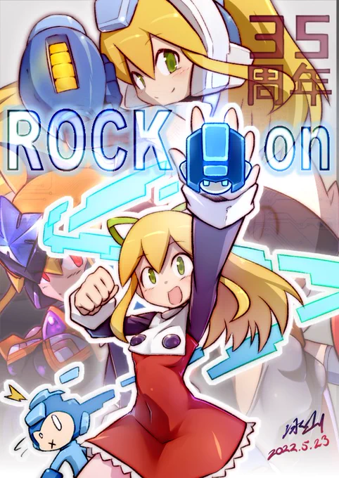 之前画的群本图
#Rockman 
#roll 
#rockmanZX 
