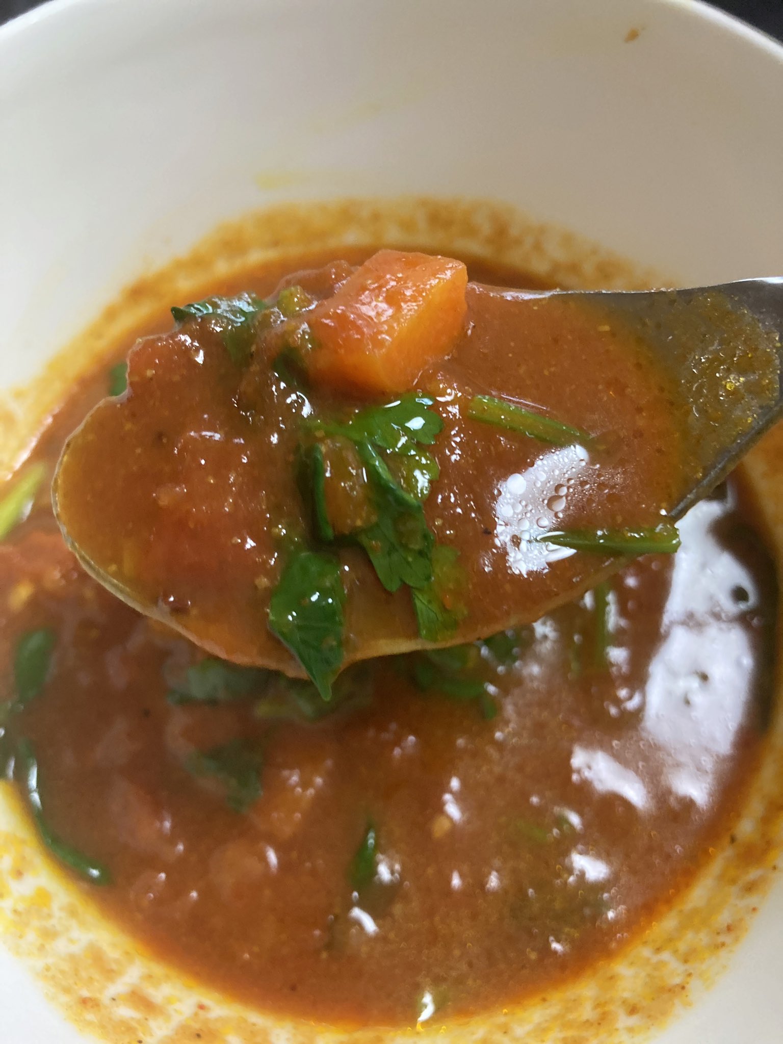 スープメーカー ニンジンとコリアンダーのスープ レシピ