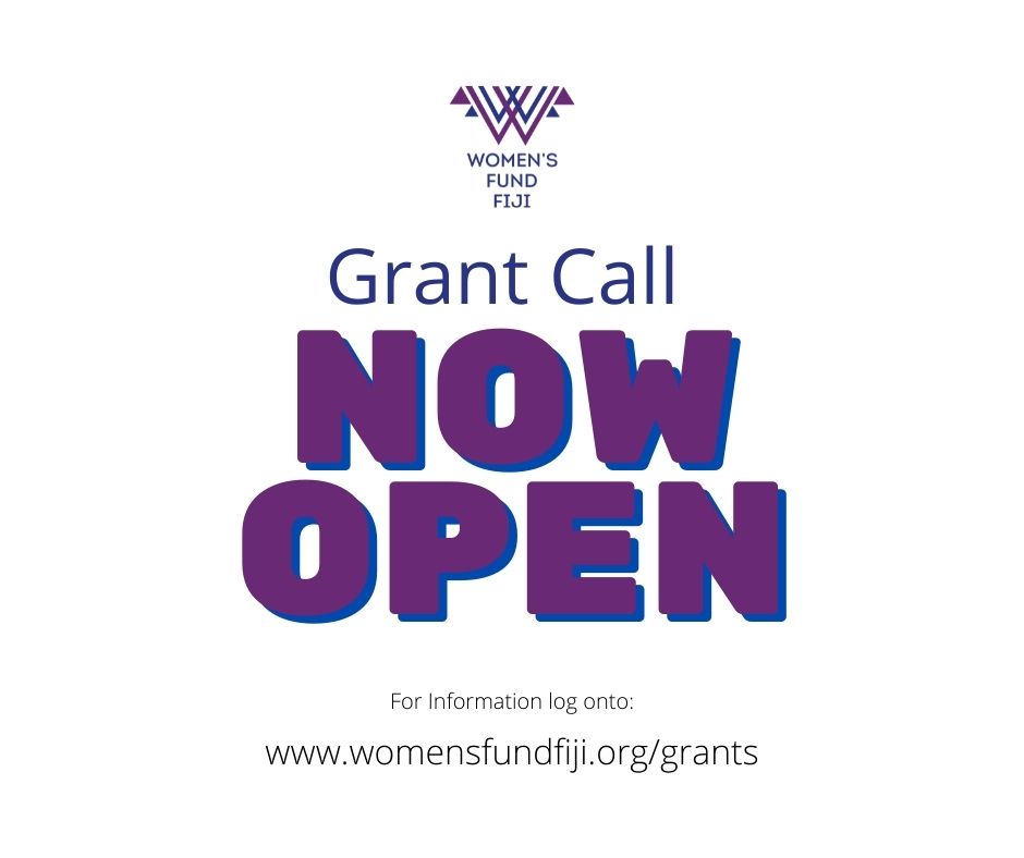 [2022 GRANTS CALL]
📣CALL FOR EXPRESSION OF INTEREST

Women’s groups, networks, and organisations in #Fiji are invited to submit Expression of Interest for #SustainabilityGrants and #MovementBuilding #Grants 
Applications closes 30 June 2022 12am

#FeministFund #Feminist #Grants