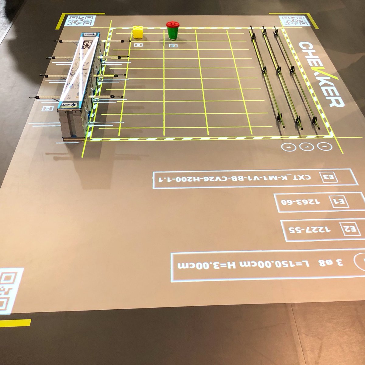 architekten_de's tweet photo. Digitalisierung im Betonfertigteilwerk: #Chekker ist ein System von @SchoeckBauteile und Robotic Eyes für die automatisierte Pro­duk­tions- und Qualitätssicherung bei der Herstellung von Betonfertigteilen – mit AR und AI

#digitalBAU #digitalBAU2022 #betonfertigteile #beton https://t.co/iObeY4oyMv