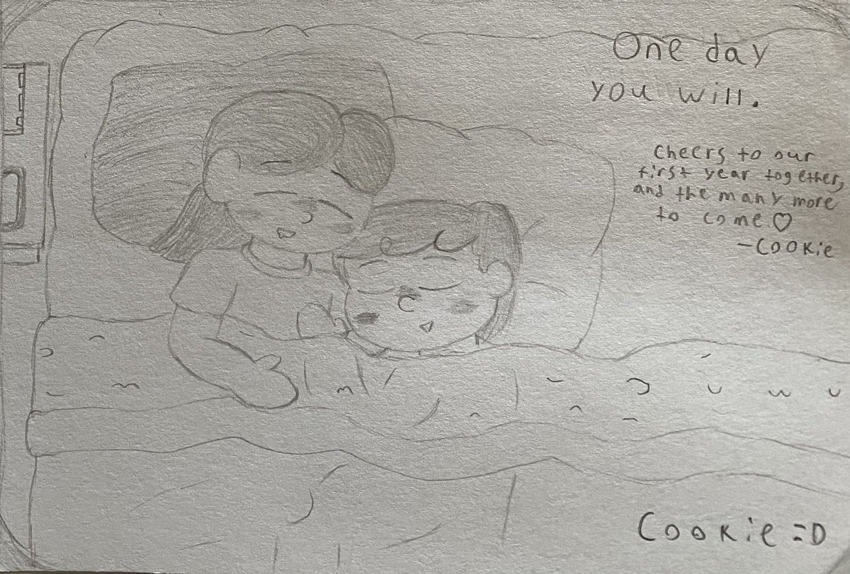 DDoEugene's tweet photo. Today is my first anniversary of being boyfies with @LasagnaIts ☺️💖
To celebrate, I drew this lil’ comic! 😋🥰

Cheers to our first year, and the many more to come 🥰💖 https://t.co/m5OXGGUtUl