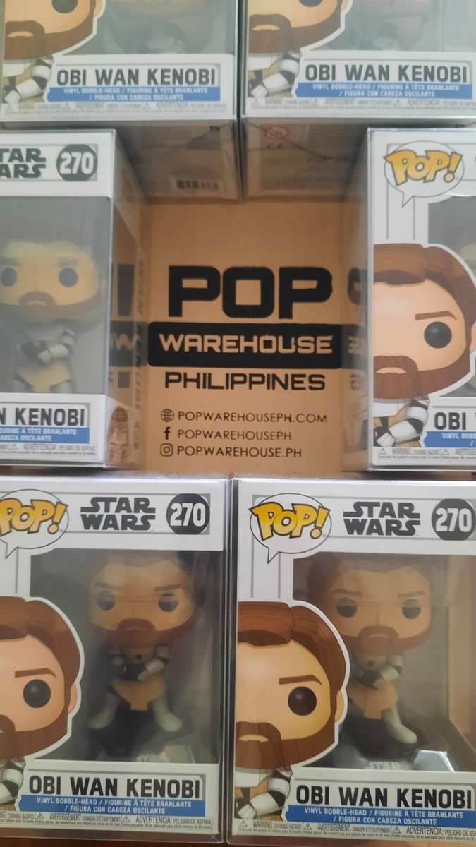 PopWarehousePH's tweet photo. Star Wars Obi Wan Kenobi Funko Pops are now in the warehouse

#StarWars #Kenobi https://t.co/ybVPnCX3eX