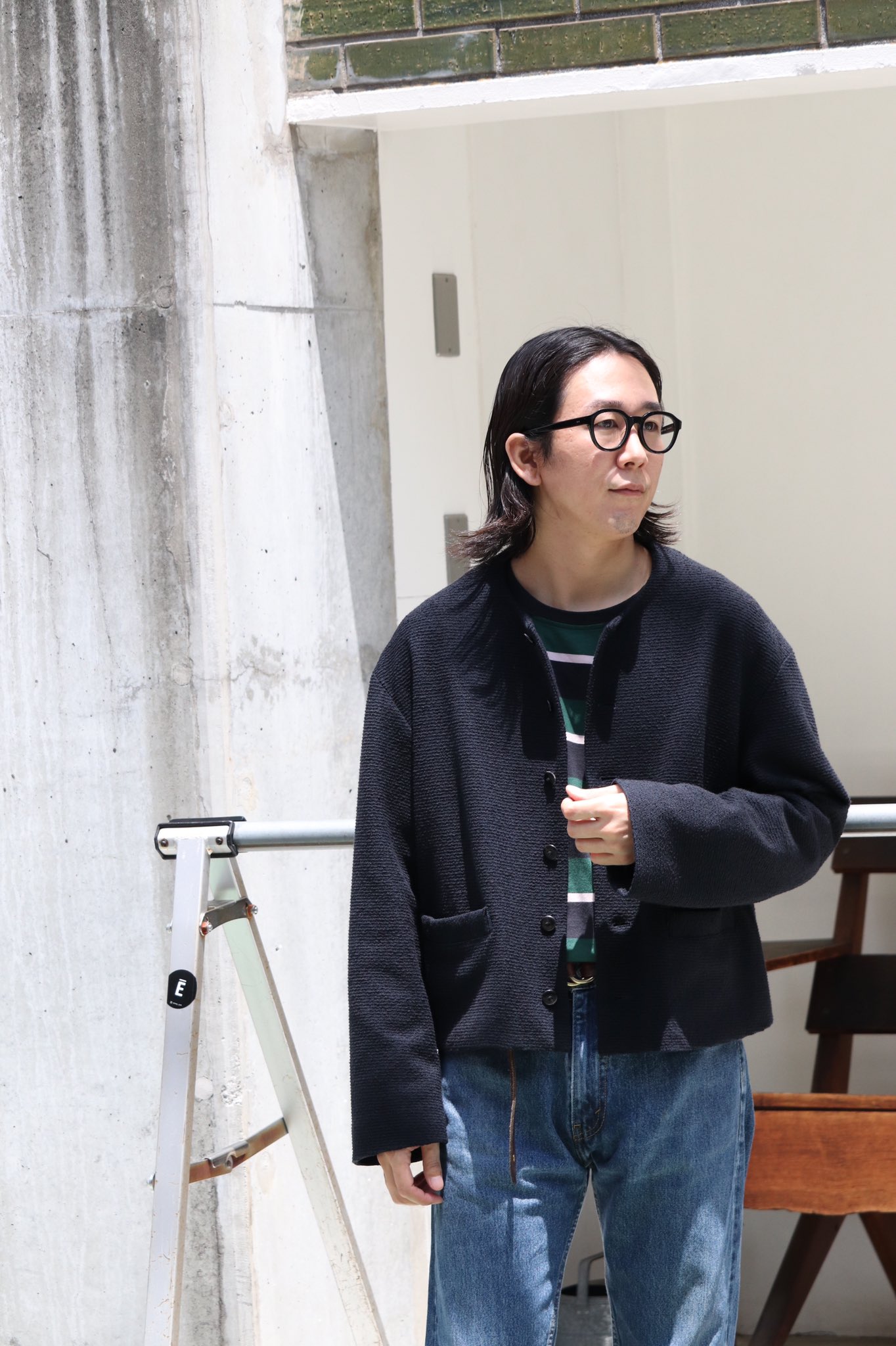 stein(シュタイン)/NO COLLAR BELTED JACKET 【公式通販】
