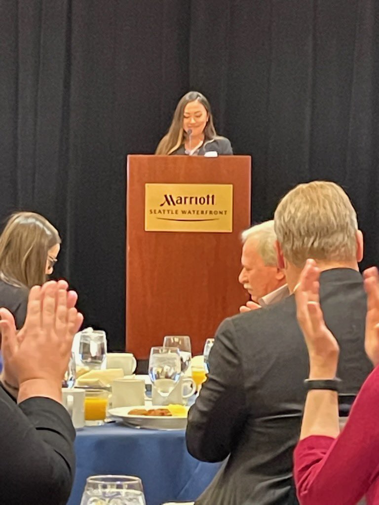 I was humbled to keynote theMaritime Day Breakfast hosted by the Propeller Club. I talked about the urgent call to holistically transform maritime: by embracing new fuels, new technology, new ppl from diverse backgrounds. The next gen of maritime can be stronger than the last!