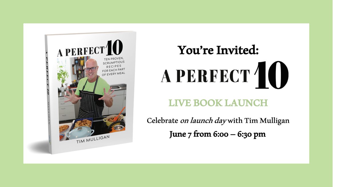 mulligna's tweet photo. Come join the fun and help me launch my first cookbook!
https://t.co/P2fq7vmYdi https://t.co/BkCbFAZgzC