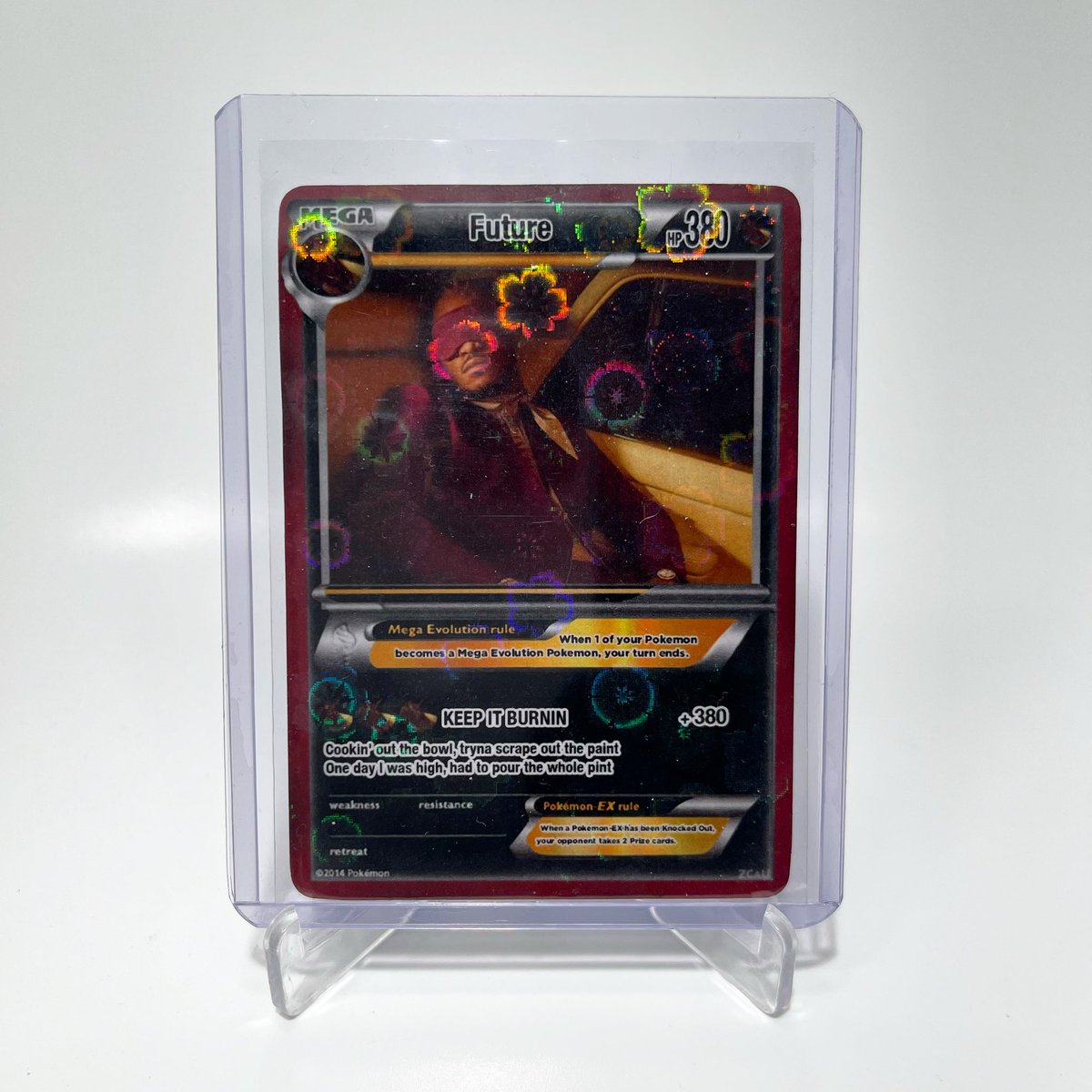 zcalishop's tweet photo. @1future @lildouble00_ Future Look At This Custom Pokémon Card I Made Of You! https://t.co/kIGhNhyze4