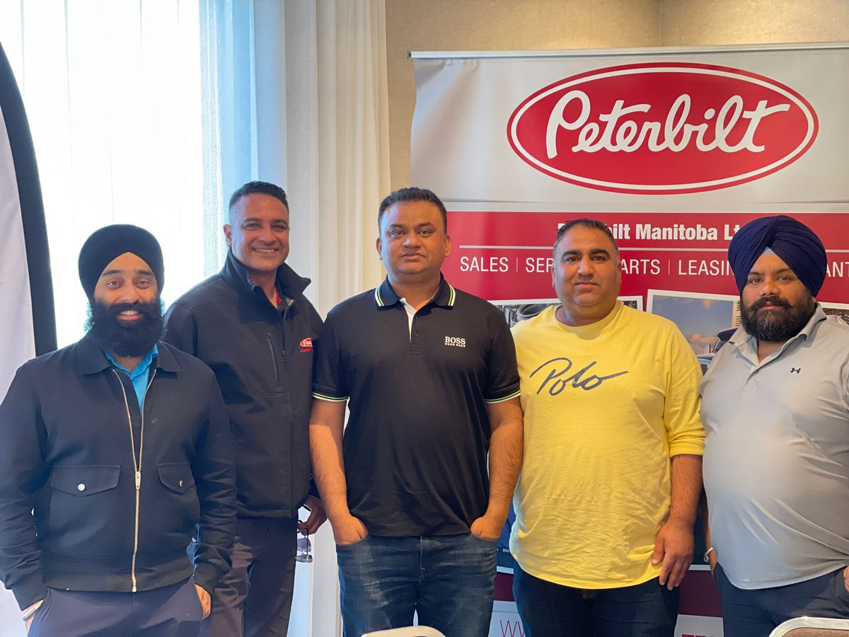 harveybrar's tweet photo. Enjoyed the day with friends at Peterbilt Manitoba’s annual golf tournament. Thank you to Parveen Verma and Peterbilt Manitoba for the invite. ⛳️ https://t.co/hOtw5k5e48