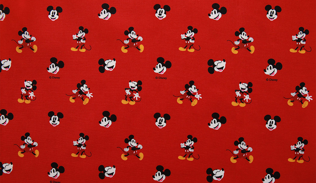 Sewingdoing 新商品紹介 ディズニーキャラクター生地 ミッキーマウス 新しいディズニーキャラクター生地を入荷しました 可愛いミッキーマウス柄の生地です 入園入学の手作り ハンドメイドに使えます 青と赤の2種です 生地 布 入園 入学