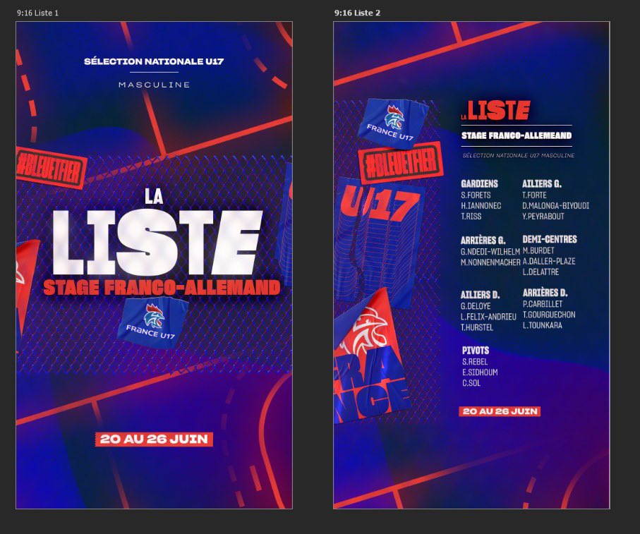 JOLIGuillaume's tweet photo. Début d’un beau mois de juin avec deux semaines en perspectives à vivre avec la sélection nationale U17 🇫🇷
Ça commence lundi à la MDH, Avec deux 🇫🇷/🇸🇰 le WE prochain et on finira la saison du 20 au 26 juin en AURA avec trois 🇫🇷/🇩🇪
#BleuetFier #allbleu @FRAHandball @aurahandball https://t.co/r8RL7nVZa2
