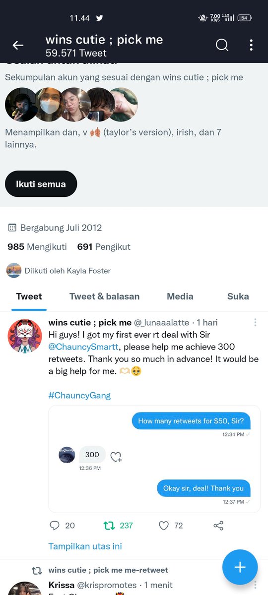 PedjuRupiah's tweet photo. @krispromotes @_lunaaalatte Done✓ https://t.co/5A9nLQ1rRD