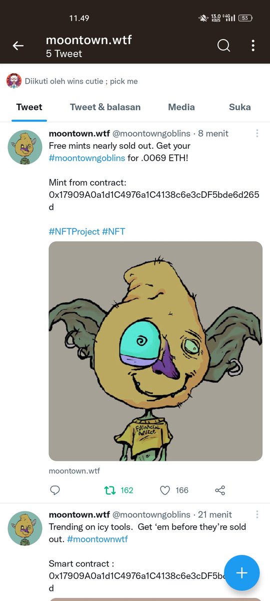 PedjuRupiah's tweet photo. @NoraEstia @moontowngoblins Done✓ https://t.co/dGv74XURI2