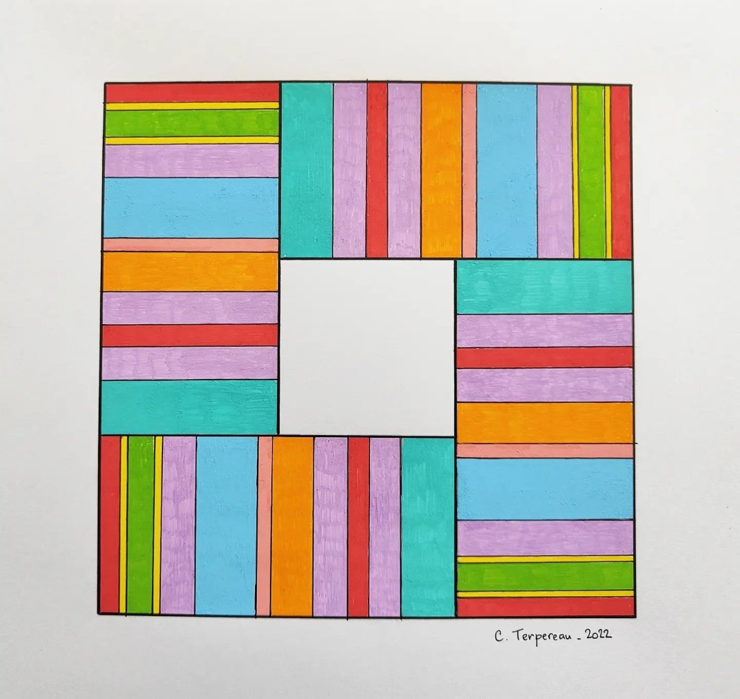 EtwTerp's tweet photo. "Les Tartines" v27: "La Pi bufanda"
Pour Maite 🙂
#carre #rectangle #geometrie #art #maths #abstractart #artetmaths #mathandart #lestartines #pi #decimales #ratio #bufanda #proportions
Retrouvez moi sur Instagram
🔻 Maths_Artist 🔻
▶️ https://t.co/1OVKVNPI8n https://t.co/yopzgsh77e
