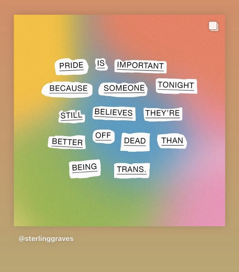 It is Pride month and time to take a moment(s) to acknowledge the gifts and benefits LGTBQ+ individuals give to us.