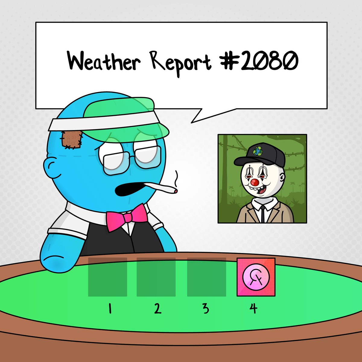 GM Chanxters! Today we are giving away a @WeatheReportNFT. Check out that awesome hat!

To enter:
RETWEET and COMMENT your favorite outdoor activity.

#ChubbyAnxiety <a href="/zachgoeshard/">ZachGoesHard</a>  <a href="/nevermindwill/">Will</a> <a href="/tobylasso/">Toby Lasso 🕊️</a>