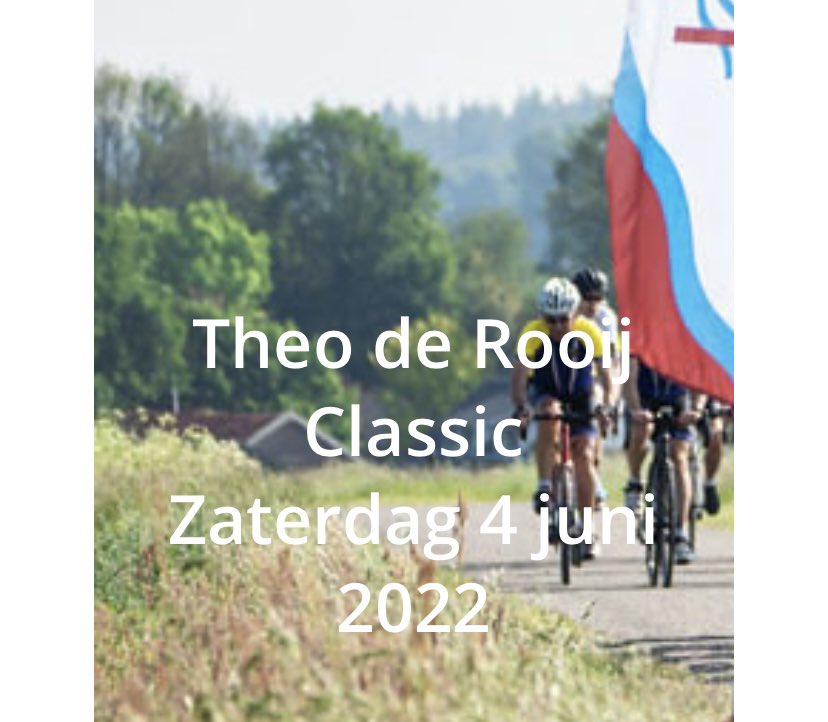 Wie kom ik zaterdag nog meer tegen bij <a href="/TdRClassic/">TheodeRooijClassic</a>?