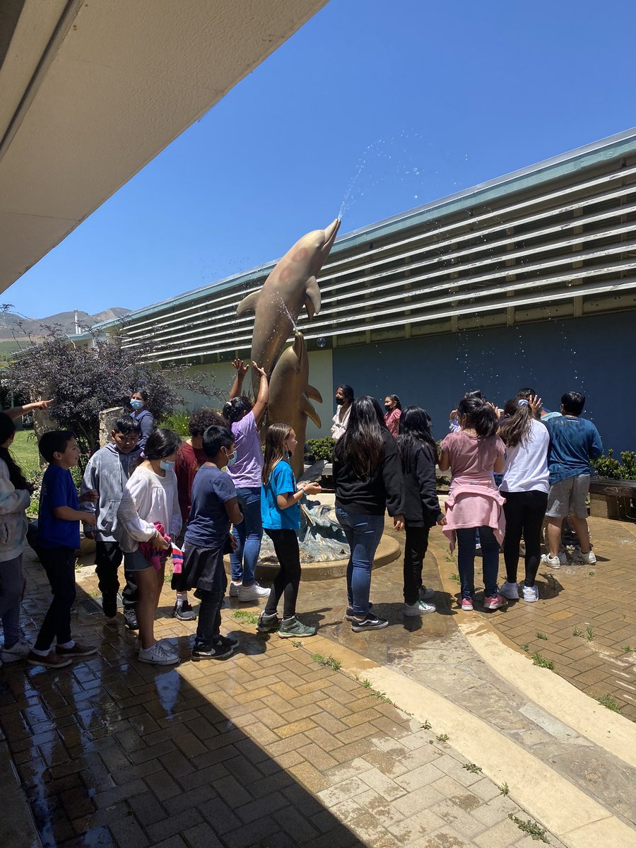 SheridanWay_PPS's tweet photo. It was a fabulous day for our annual “End of Testing” celebration dancing around our beautiful dolphin fountain. @DrRogerRice @SchoolVentura @CMRGuerrero https://t.co/8uxyi8YLM6