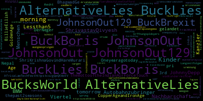 infokalyptisch's tweet photo. Trending in my timeline now:  #BucksWorld (27)  #AlternativeLies (27)  #BuckLies (27)  #BuckBoris (27)  #JohnsonOut (27)  #JohnsonOut129 (27)  #BuckBrexit (13)  #Kinder (3) https://t.co/0iPJav5cZX