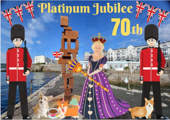LookIIPlymouth's tweet photo. Just mind the crown jewels... 😉
#JustMindTheCrownJewels #Jubilee #Plymouth #LookIIPlymouth #JubileeWeekend #PlatinumJubilee #platinumjubilee2022 #LookII #AntonyGormley #70th #JubileeCelebration #jubilee2022 https://t.co/IqyEd3gyNA