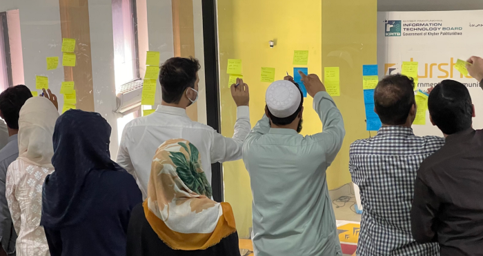 CodeforPakistan's tweet photo. #Throwback to October #2021 when our #7thcycle Fellows just started their program. 💁🏻‍♀️🎊💁🏻‍♂️

A 5-Day training #bootcamp where they learned more about #civictech, #GovTech, agile development, design thinking, and much more 💪 🏋🏻

#codeforpakistan #Fellowship2022 💫 #TBThursday  #tbt https://t.co/LiM4qupvnU