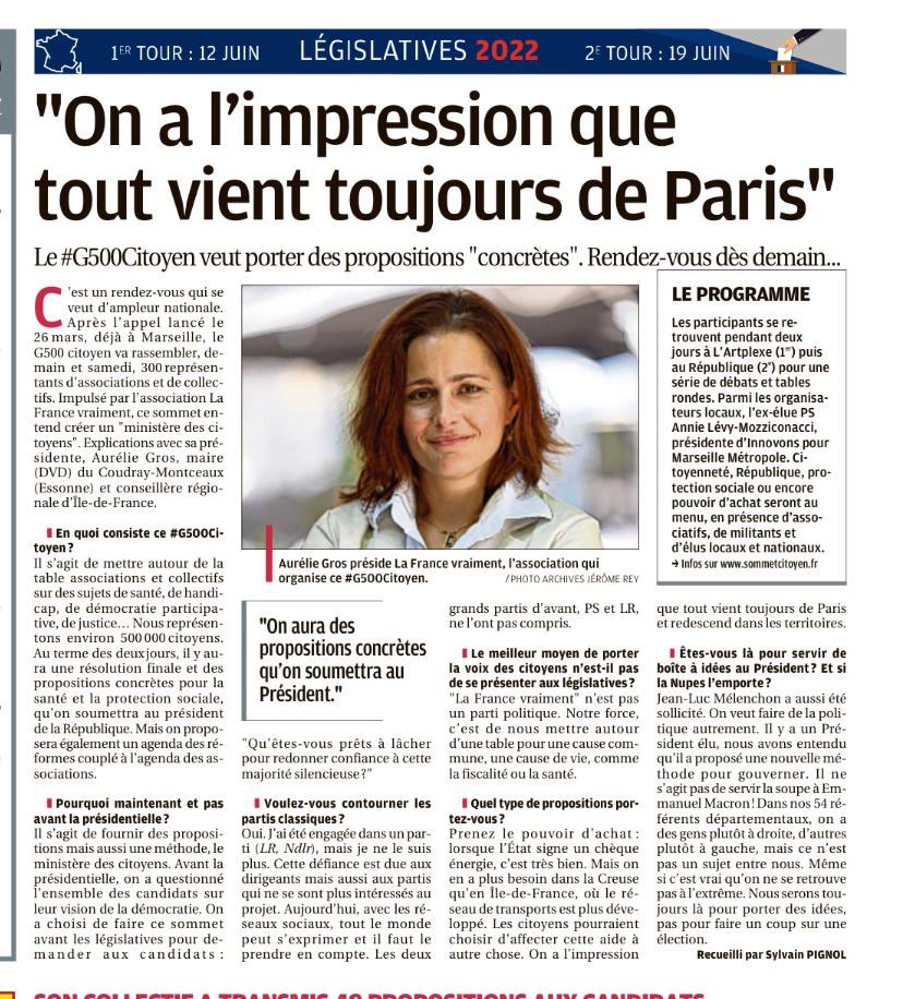 GrosAurelie's tweet photo. Ouverture du #G500citoyen aujourd’hui à #Marseille Merci @laprovence d’en parler en exclu #democratie #democratiedabord #JeVote #laprovence #leshussardsdelasante #vraisegurdelasante #voteelectronique @PhDavidMtb @ChicheArnaud @Gilles_Mentre @armel_lecoz https://t.co/2oIbxSQ3Hm https://t.co/X83uEyPrFy