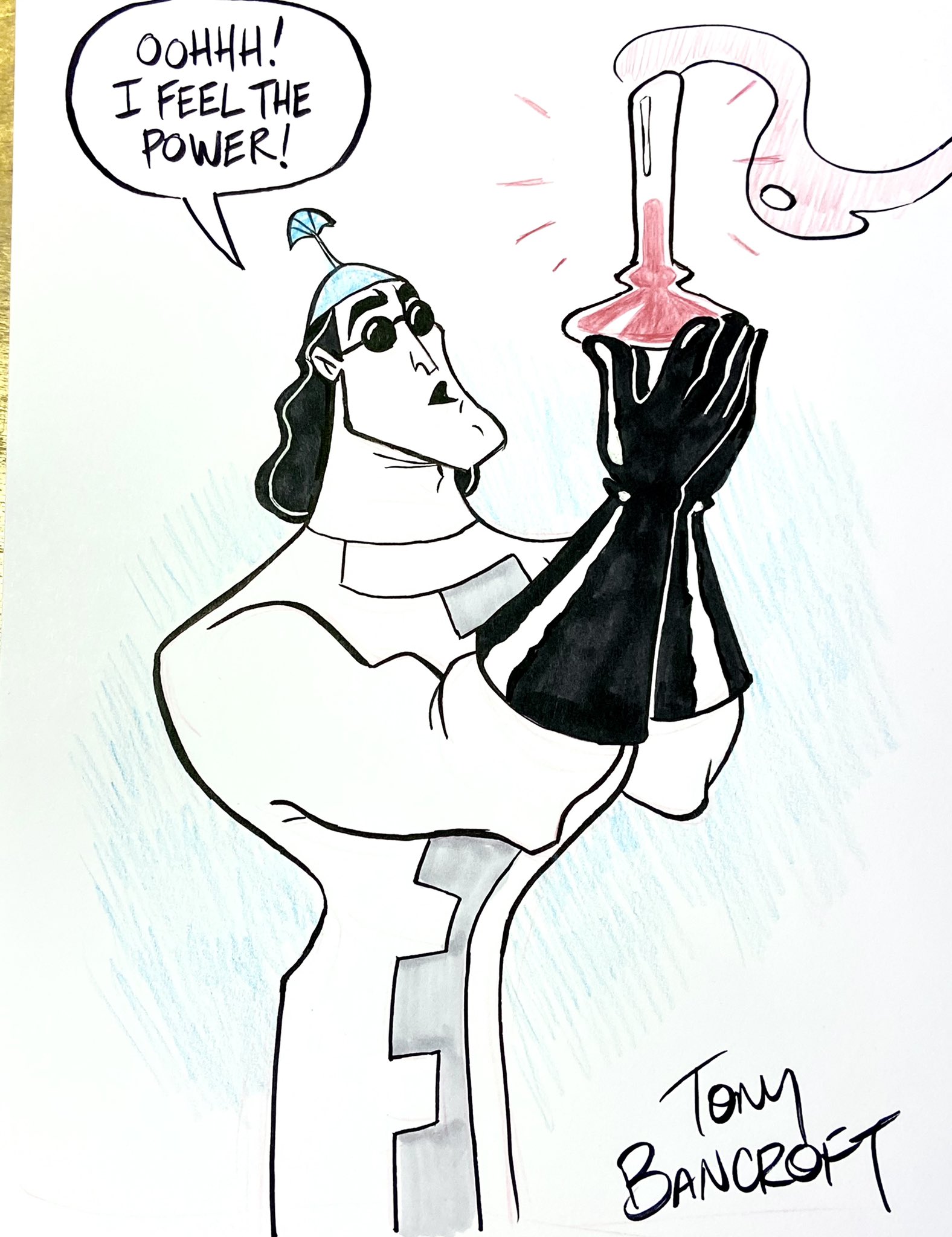 Tony Bancroft I Feel The Power Kronk Was One Of My Favorite Characters To Animate And I Owe It All To His Voice Paddywarbucks Thanks Patrick What S Your Favorite Kronk
