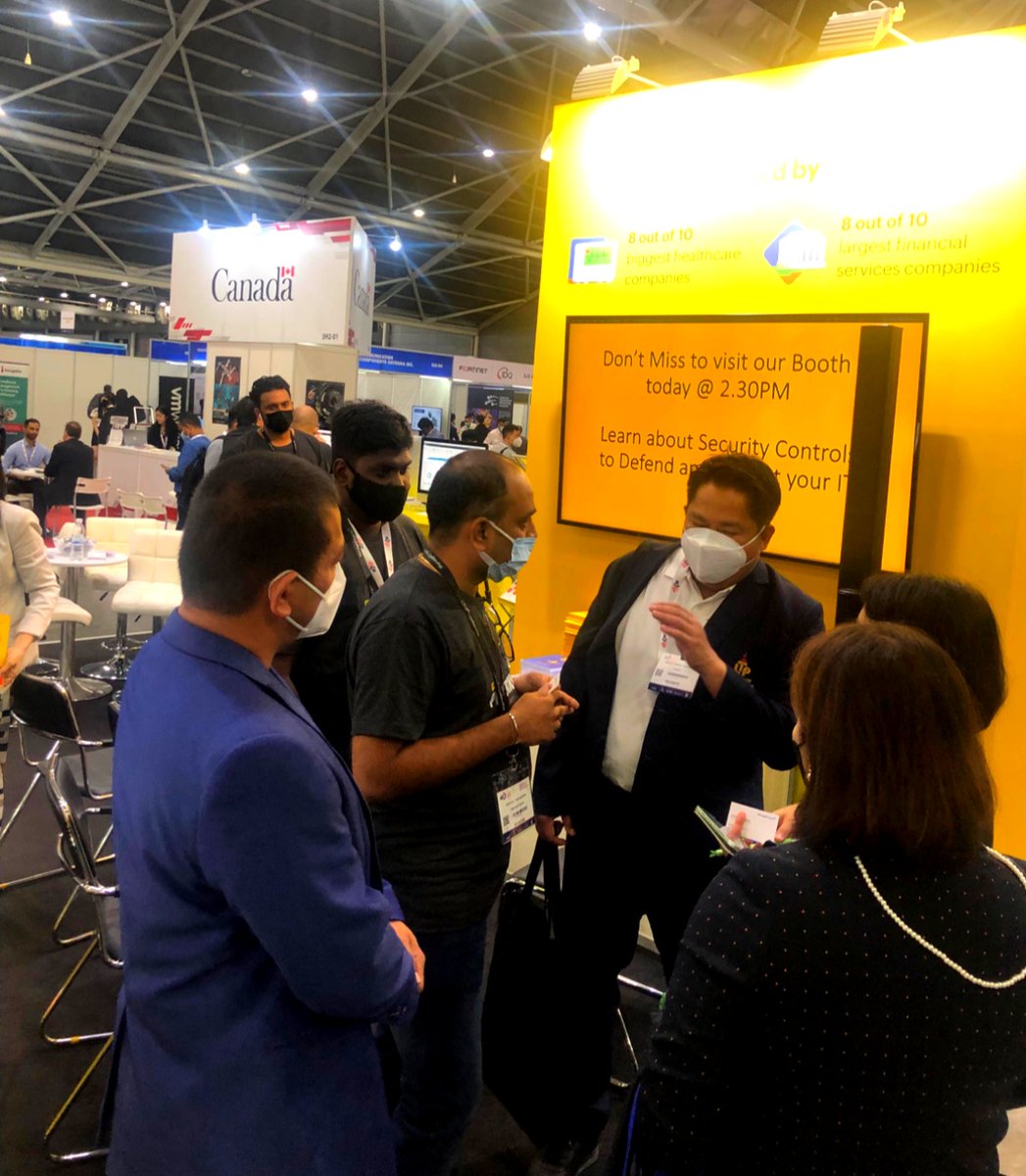 manageengine's tweet photo. It's day 2 at Singapore TechXLR8 Asia 2022. Today, our cybersecurity evangelist Ram Vaidyanathan will discuss mitigating brute-force, phishing, and DDoS attacks. Also meet us at booth #3G2-01 and get insights from tech experts to adopt the right security solution.
#ATxSG https://t.co/NyLkauN5to
