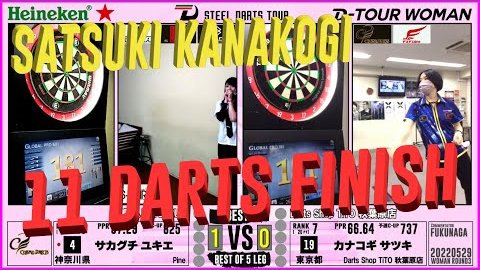 DARTSYOUCHANNEL's tweet photo. 『11ダーツ』カナコギ サツキvsサカグチ ユキエ
【D-TOUR WOMAN 第三戦】
こちらの動画を公開いたしました
動画はこちらから
https://t.co/vBkz4y2LKE
#SUPERFINISH
#鹿子木五月
#DARTS https://t.co/S6fxqfIwXO