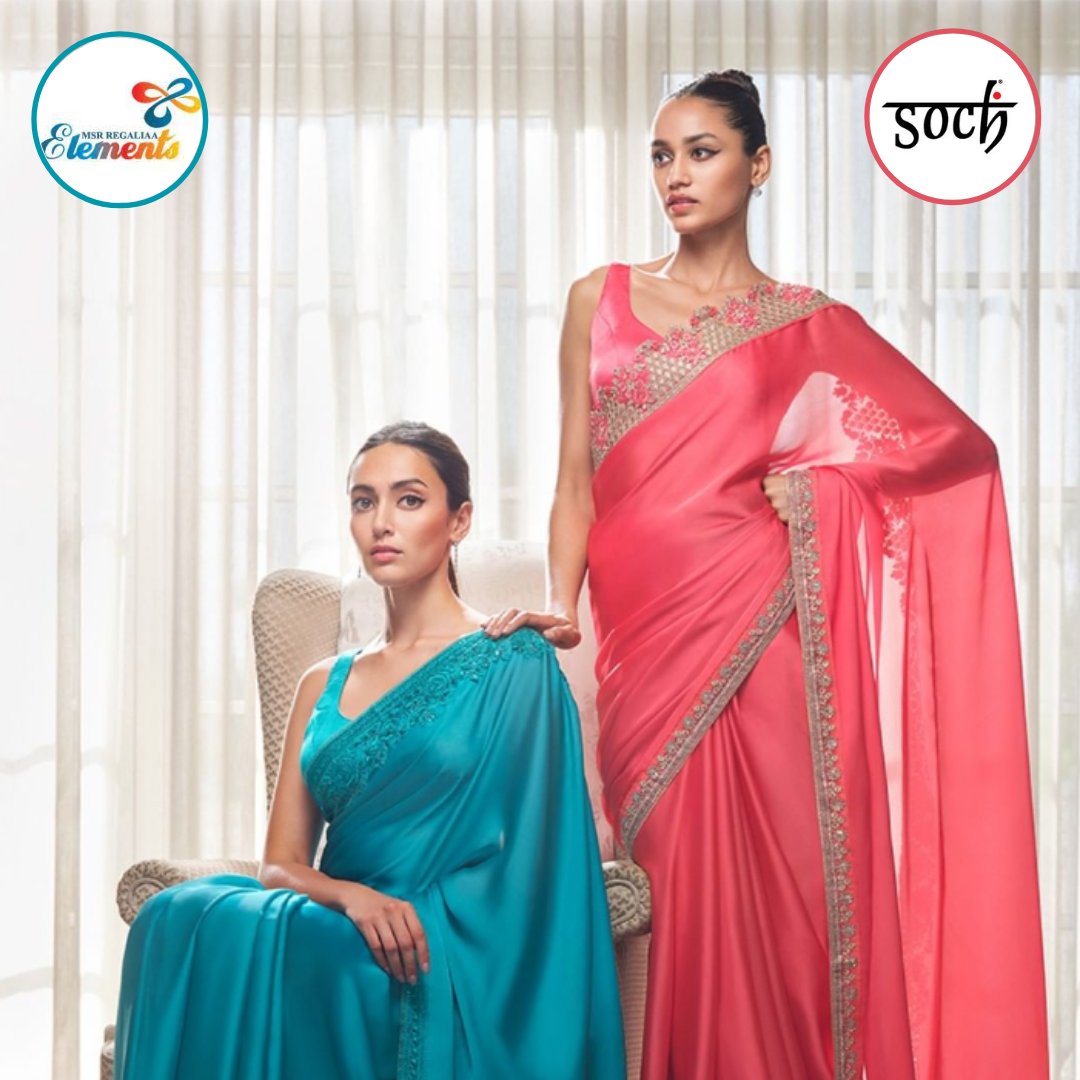 ElementsMall's tweet photo. A representation of sophistication and grace, these beautiful summer sarees by Soch stands to make a statement on its own.
Check these sarees now at #SOCH Elements Mall ..!!!
#Soch #saree #sareefashion #ElementsMall #Nagavara #bangalore https://t.co/4sxUACVo28