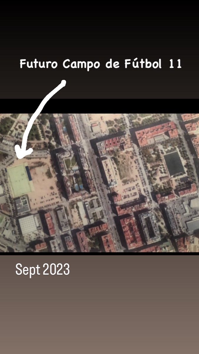 TorrefielACE's tweet photo. Lugar donde indican que será el Campo de Fútbol 11
🤍🖤🦇#TorrefielACE !!!
Torrefiel necesita zonas deportivas.
@AjuntamentVLC @joanribo @SanGomezLopez @sergicampillo_ @pilarbernabe @FDMValencia @bsantamariaherr @avvtorrefiel https://t.co/KbvJ3JZkfJ