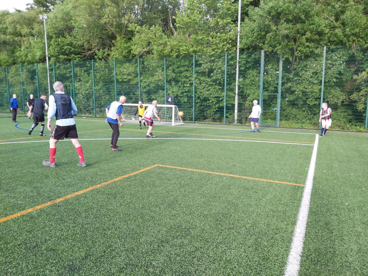 Perfect evening for #walkingfootball last night. Great turnout despite half term and change of day due to Jubillee weekend.