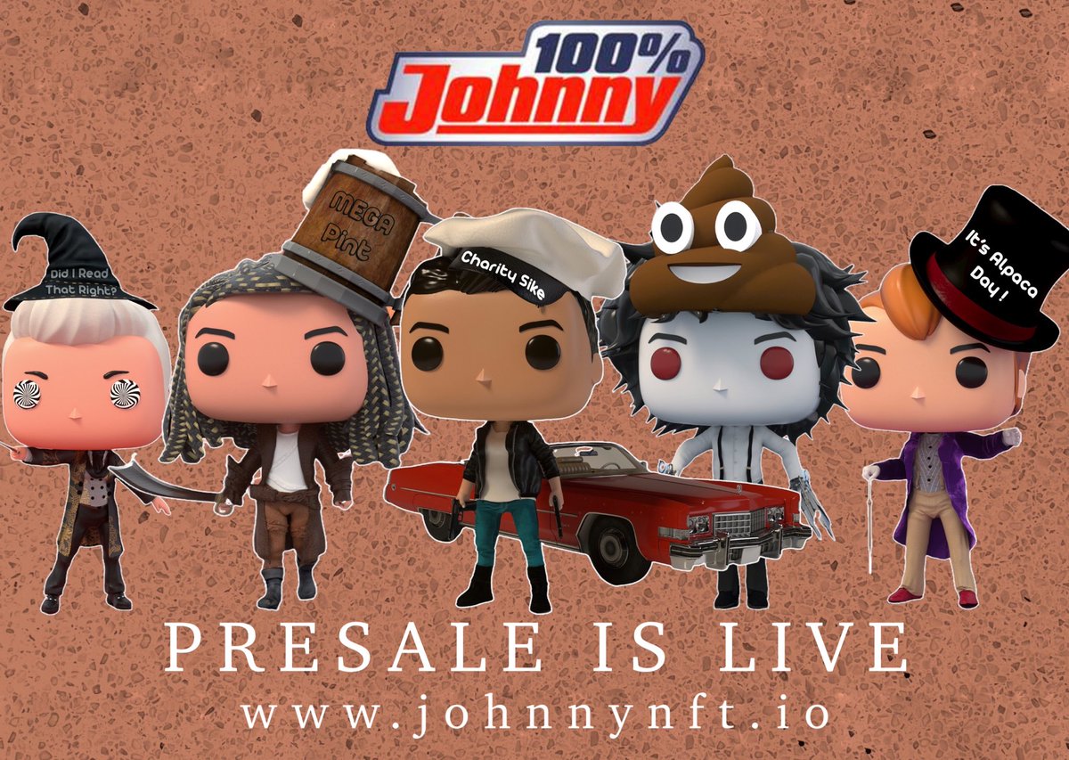 JUST IN: 10,000 custom made Johnny NFT, handcrafted 3D art.

￼johnnynft.io 

#NFTartists #JohnnyDepp #JohnnyDeppVsAmberHeard