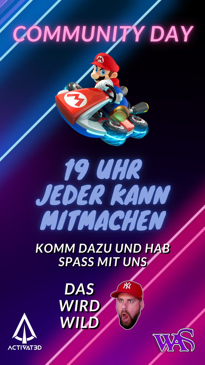 biGExampL's tweet photo. Guten Morgen 😊 heute ist es wieder soweit. Um 19 Uhr starten wir in den #communityday ! 
#MarioKart8Deluxe #NintendoSwitch #Fortnite #goodmorning #together #fun https://t.co/ZV7pAT4IN5