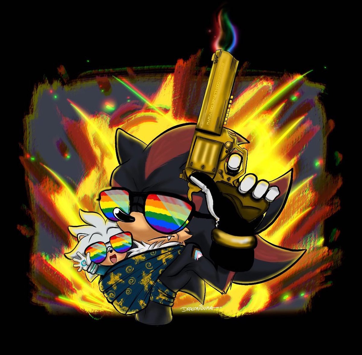 Draconizuka's tweet photo. The MONTH has arrived.
#pride🌈 #pridemonth
#shadowthehedgehog #sonicthehedgehog #SilverTheHedgehog #babysilver https://t.co/k8NTXECWaV