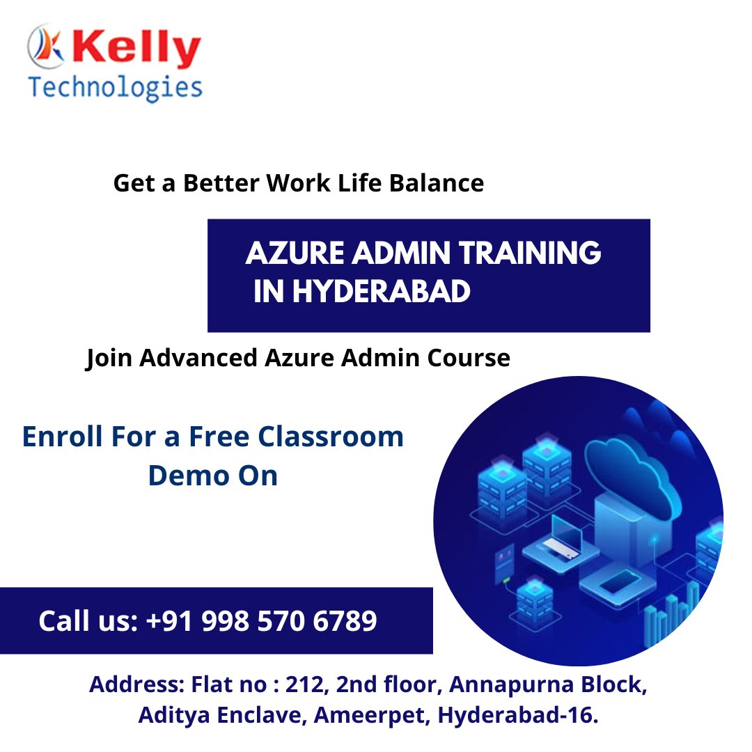 KellyTechno_adm's tweet photo. Get a Better Work Life Balance
Join Advanced Azure Admin Course
For More:
https://t.co/AbUjU0lExm
For More:
https://t.co/yZrcuI2Mhm
#AzureAdminTraining #AzureAdminCourse #Hyderabad https://t.co/umJVBxHfvu