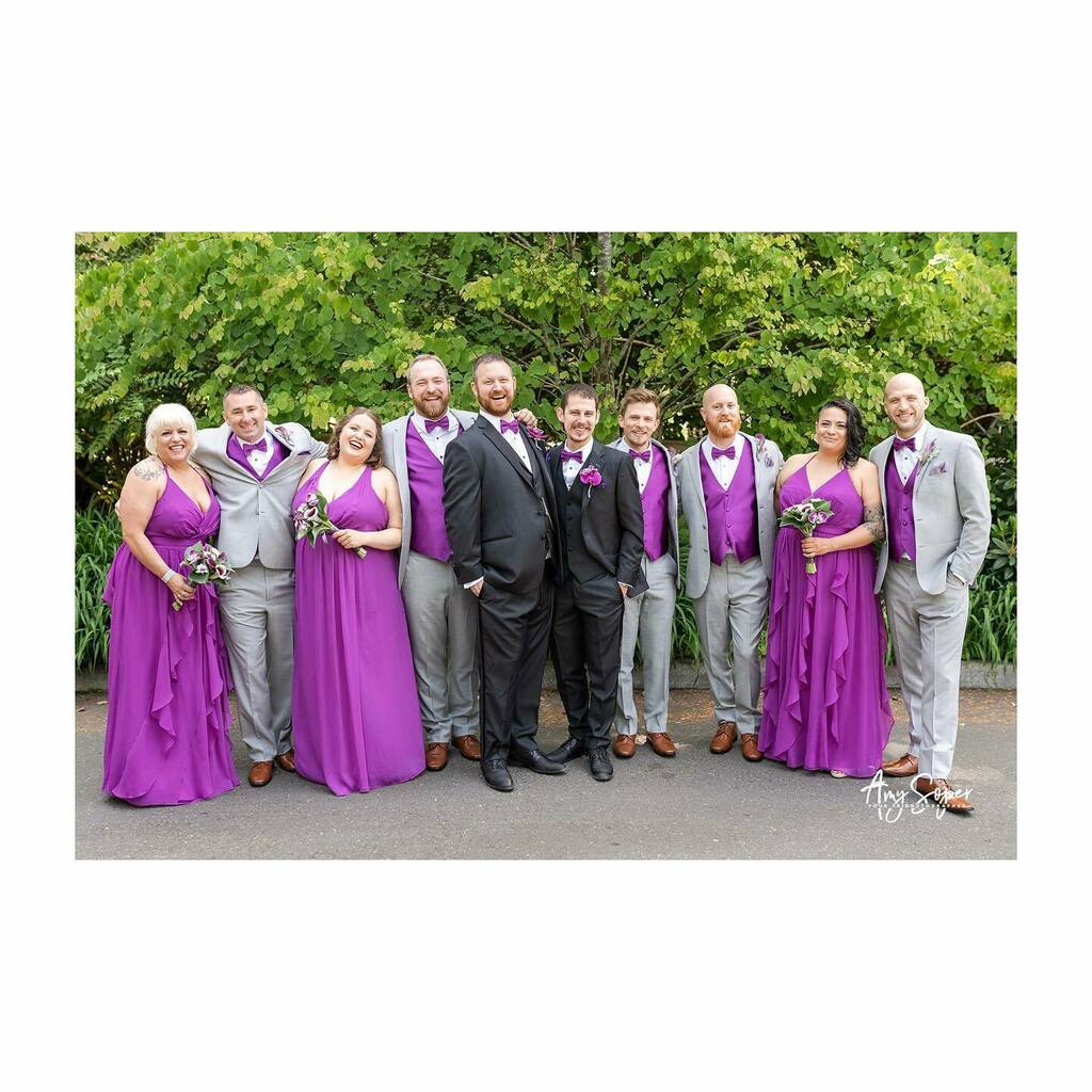Wishing the very happiest anniversary to these gents! 💜💜💜
.
.
.
.
 #pleasantbeachvillage #bainbridgewedding #pnwedding #twogrooms #manorhousewedding #pnwweddingphotographer #lgbtq #washingtonwedding instagr.am/p/CeSp2b2OIsf/