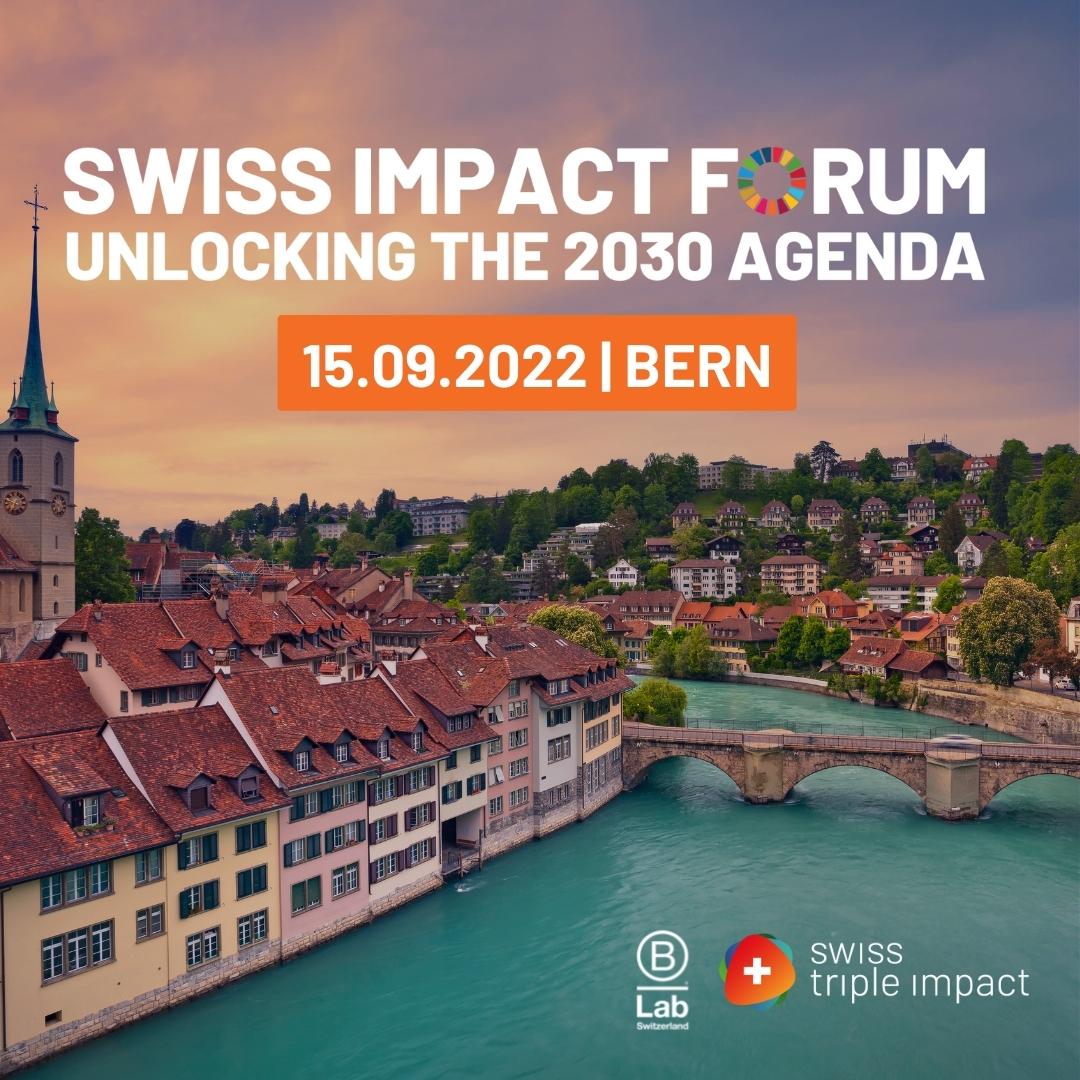 📢A vos agendas !
B Lab Suisse lance officiellement le Swiss Impact Forum le 15 septembre prochain à l'Eventfabrik à Berne.

En savoir plus ➡ zcu.io/2SYG  

Pour vous inscrire, c’est par ici 👇
zcu.io/p80A 

 #SwissImpactForum #SDGs #Agenda2030
