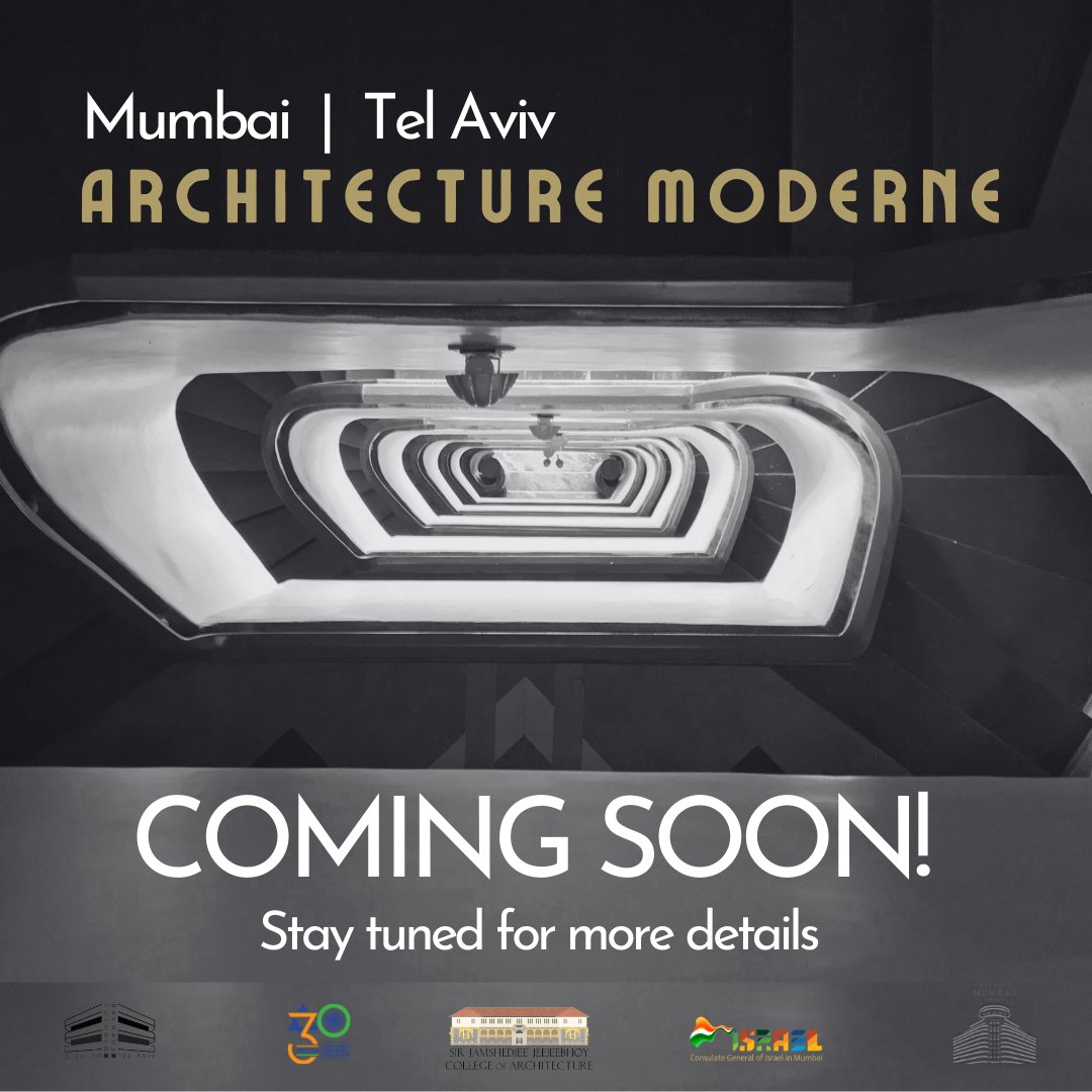 We are Planning something with Sir JJ College of Architecture, <a href="/artdecomumbai/">Art Deco Mumbai</a>  &amp; <a href="/BauhausCenter/">Bauhaus Center</a>  Tel-Aviv
STAY TUNED.......
#MumbaiMeetsTelAviv