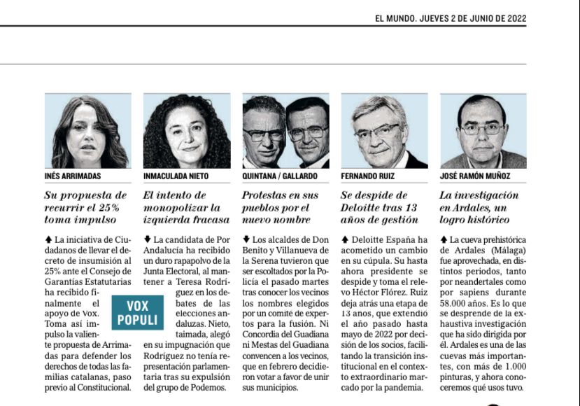 CiudadanosCs's tweet photo. El diario @elmundoes reconoce hoy la labor de @InesArrimadas en defensa de los derechos de los catalanes.

💪🍊 Seguiremos trabajando desde todas las instituciones para frenar el atropello a las familias que quieren que sus hijos estudien también en español. https://t.co/TqrQqNC8Kq
