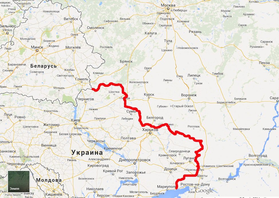 Рыльск граница с украиной