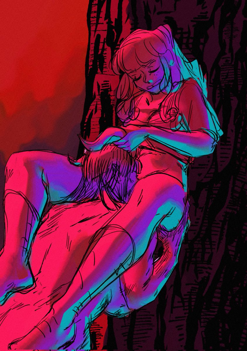 When you just gotta slam out a sketch cause your friend dropped a new chapter of a good fic