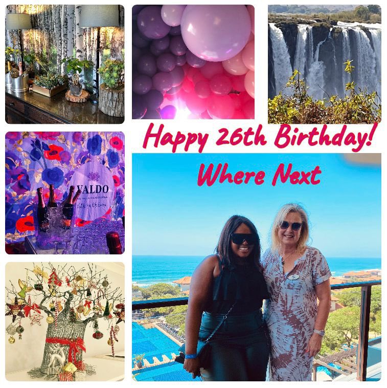 WhereNextSA's tweet photo. #HappyBirthday - We celebrate Where Next’s 26th birthday today. We are so proud and grateful to come on this amazing journey - thanks to all our wonderful, loyal clients and suppliers 🙏🎉🥂
_____
#Party #26 #itsmyparty #birthday #celebrate #marketing #events #incentives https://t.co/cexfKXdrCz