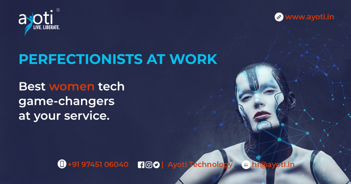 ayotitech's tweet photo. Find the best of services with our perfectionists. 

#Ayoti believes that – #women are changing the tech game these days. For women, Ayoti creates a workplace environment where you can channel your energy and the right skill set to showcase your talent.
#kochi #womenintech https://t.co/ZAWx7KLmHk