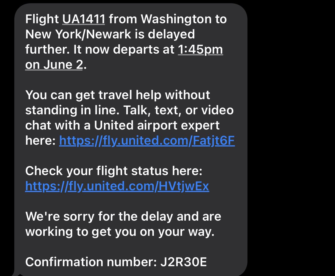 SamBamNunzi's tweet photo. @united, you don’t control the weather… but the lack of food &amp;  not providing comfortable shelter for people who are not going to be home for another 19 hours is unkind.  You have lounges- open them up. There aren’t enough seats for everyone with 10+ flights diverting to Dulles. https://t.co/vonwY7zDKQ