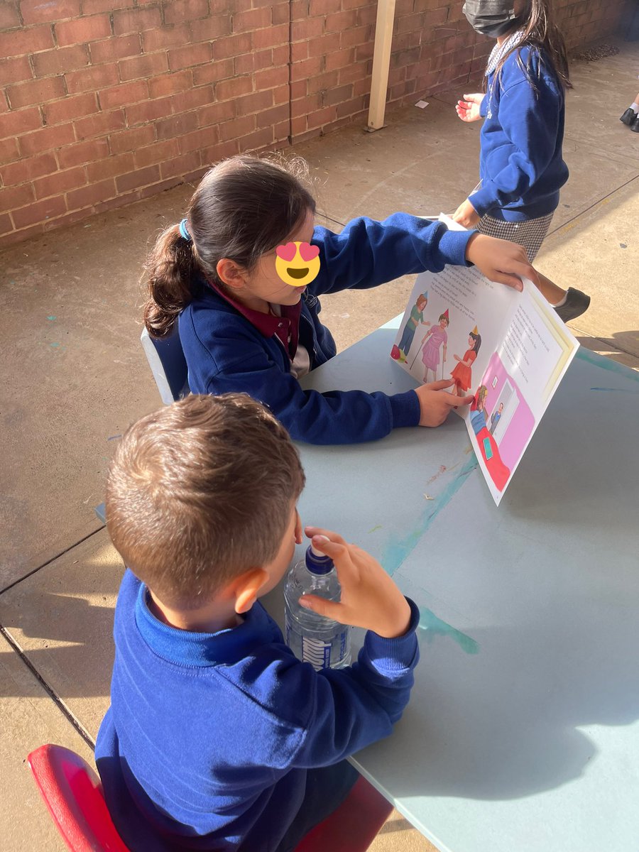 KR started buddy reading with 2G today! Thank you for being so helpful this afternoon year 2! See you next week 📖☺️ <a href="/MissTBrady/">Taryn Brady</a> <a href="/fairvaleps/">FairvalePS</a>