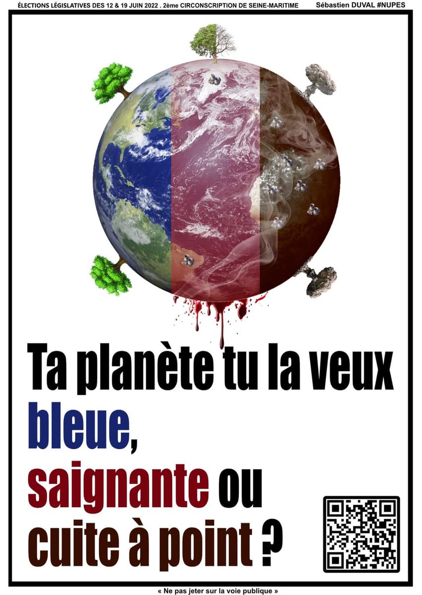 duval_mxdogs's tweet photo. Aujourd'hui, lancement d'une campagne de mobilisation des collégiens et lycéens, ainsi que de leur entourage.
Faites tourner SVP, La #NUPES va gagner.

Et surtout... Flashez le QR Code. ;-)

UN AUTRE MONDE EST POSSIBLE ! https://t.co/8qge4Ggtgv