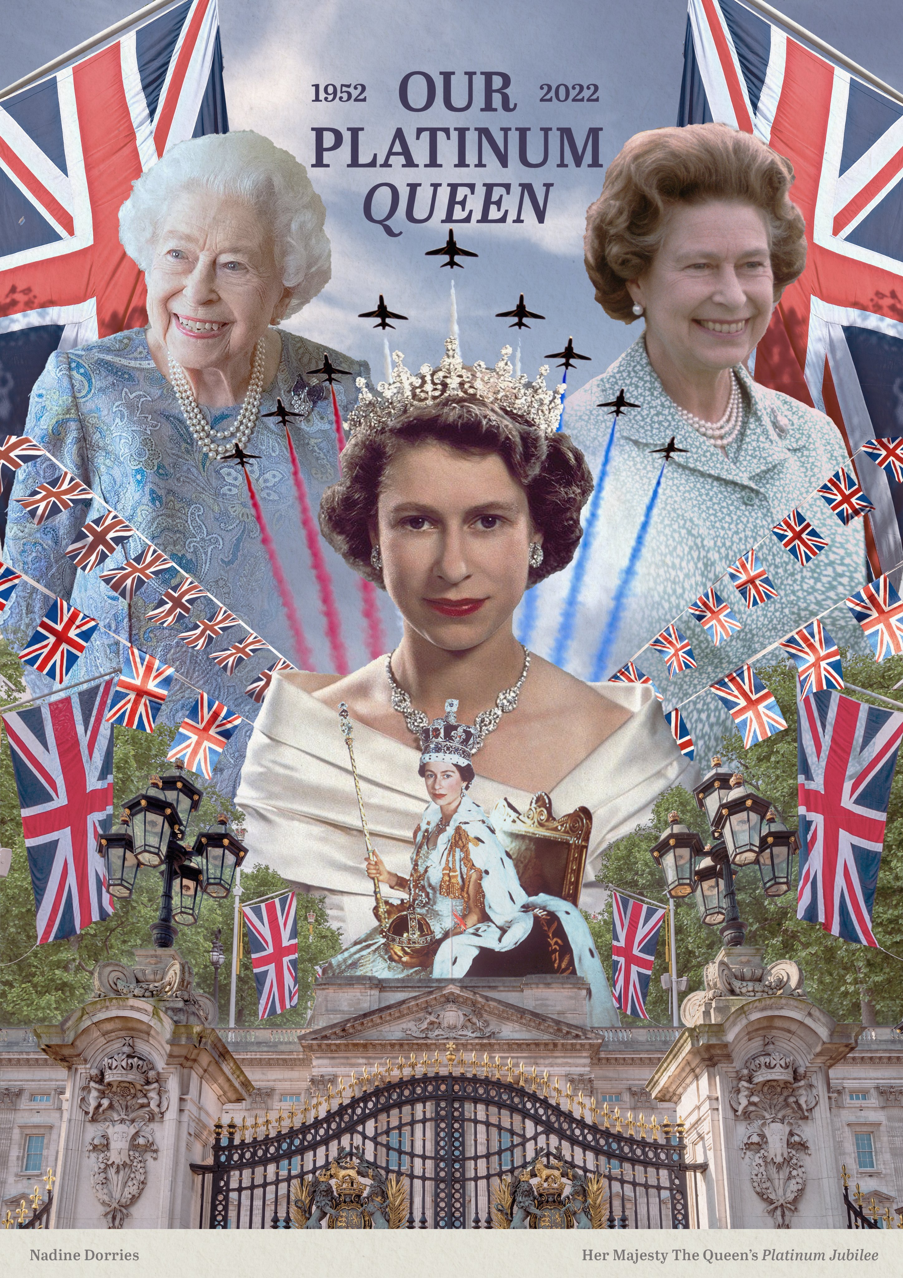 Rt Hon Nadine Dorries on X: "Our Platinum Queen 💜 We wish you a very happy  Jubilee. #PlatinumJubilee https://t.co/uLx2cbNKVL" / X