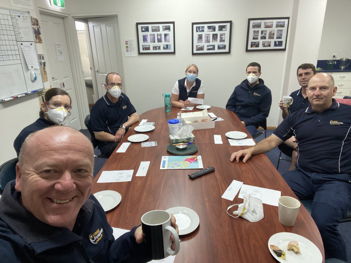 ScottSwillis's tweet photo. Great to celebrate National Reconciliation Week at @CoastalPhysio1 today by learning about clinical yarning skills and different indigenous words. #NRW2022 #physio #inthistogether2020 https://t.co/qKyTk8OqzF